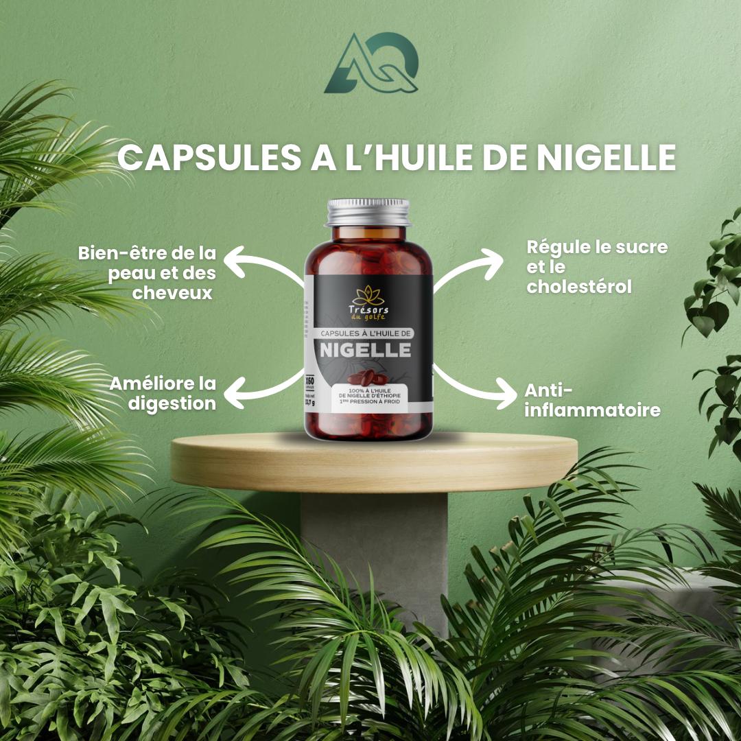 Capsules de Nigelle Habachiya d’Éthiopie – Pureté & Bienfaits