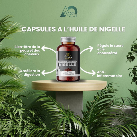 Capsules de Nigelle Habachiya d’Éthiopie – Pureté & Bienfaits